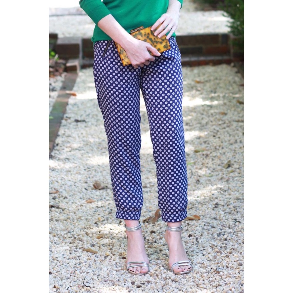 J. Crew Turner Printed Pants